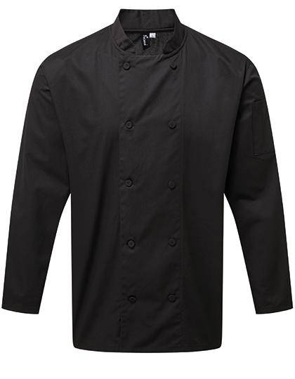 Epic Label Blousons Premier Workwear Pr903 Chefs Long Sleeve Coolchecker Jacket