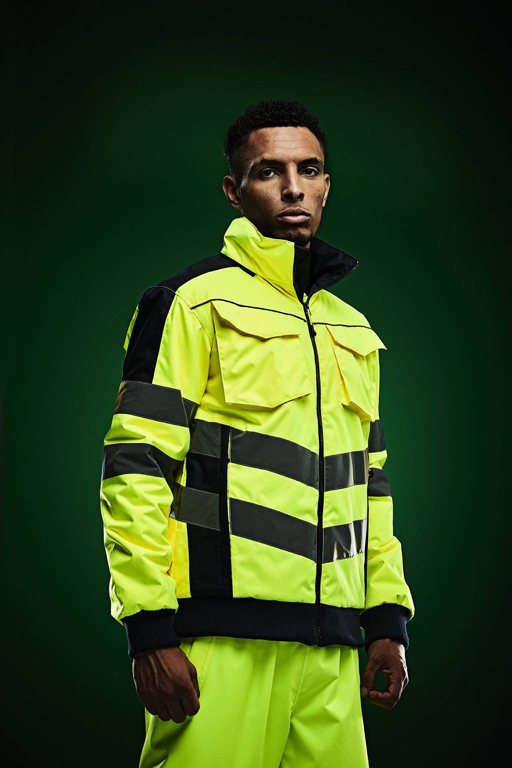 Hi vis fr best sale bomber jacket