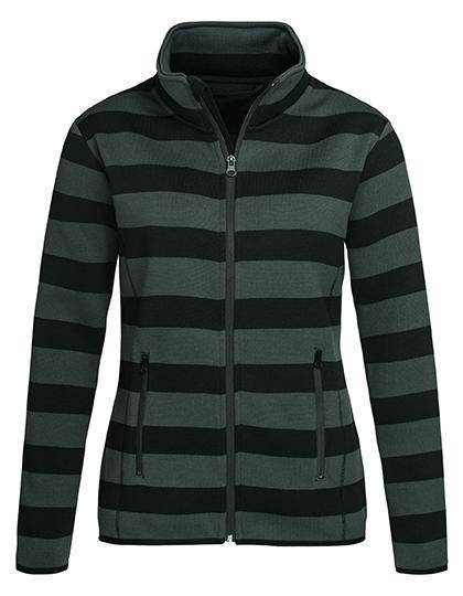 Epic Label Blousons Stedman St5190 Striped Polaire Jacket Pour Femme