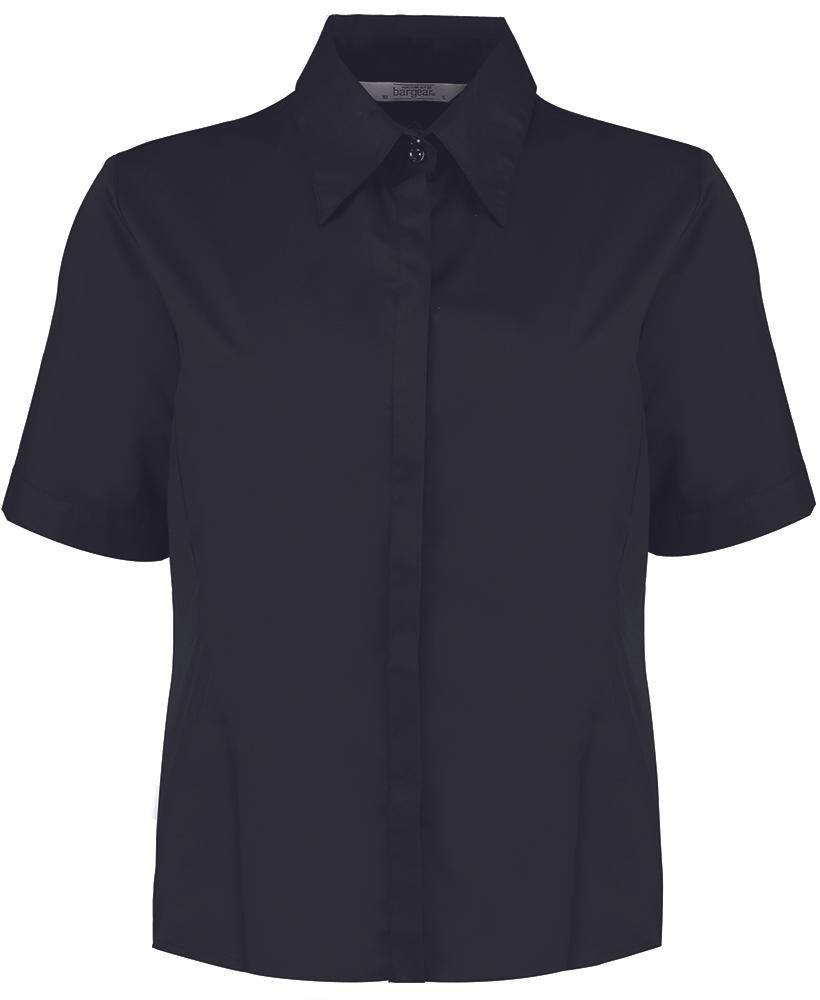 Epic Label Chemises Bargear Kk735 Pour Femmes Tailored Fit Bar Shirt Short Sleeve