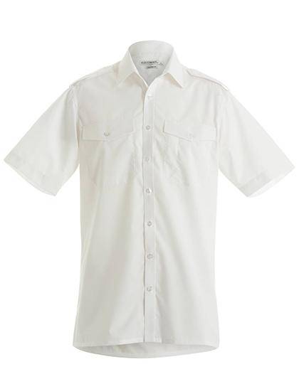 Epic Label Chemises Kustom Kit Kk133 Pour Hommes Tailored Fit Pilot Shirt Short Sleeve
