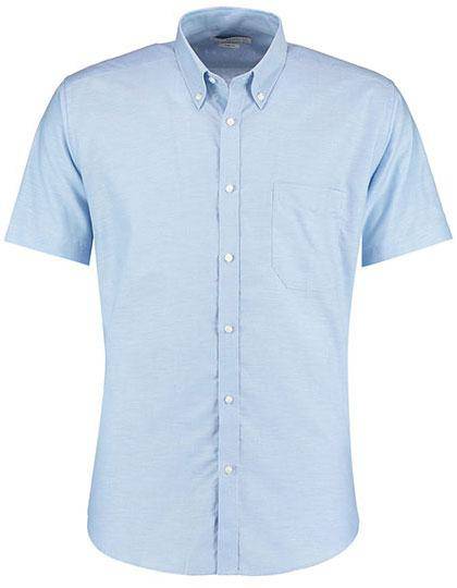Epic Label Chemises Kustom Kit Kk183 Slim Fit Workwear Oxford Shirt Short Sleeve