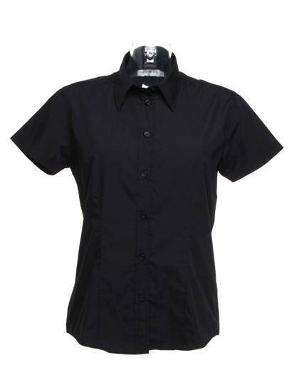 Epic Label Chemises Kustom Kit Kk728 Pour Femmes Classic Fit Workforce Poplin Shirt Short Sleeve