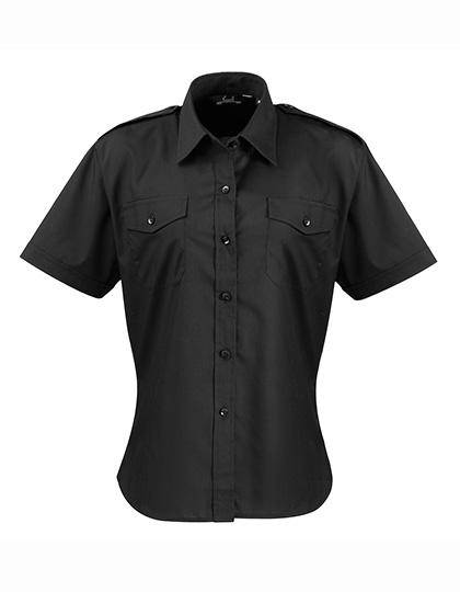 Epic Label Chemises Premier Workwear Pr312 Ladies` Short Sleeve Pilot Shirt