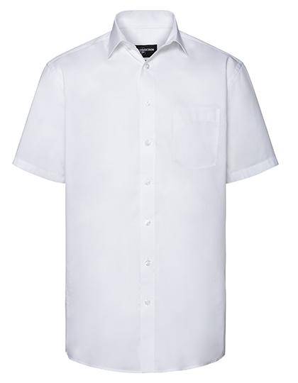 Epic Label Chemises Russell Collection R-973M-0 Short Sleeve Tailored Coolmax Shirt Pour Homme