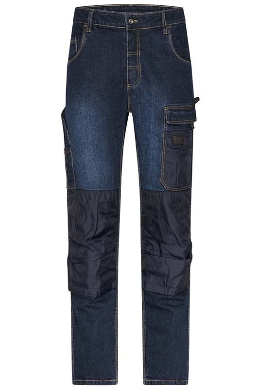Epic Label Pantalons James+Nicholson Jn875 Workwear Stretch-Jeans Bio