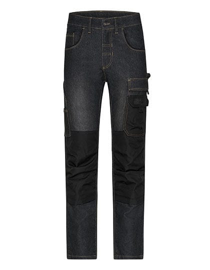 Epic Label Pantalons James+Nicholson Jn875 Workwear Stretch-Jeans Bio