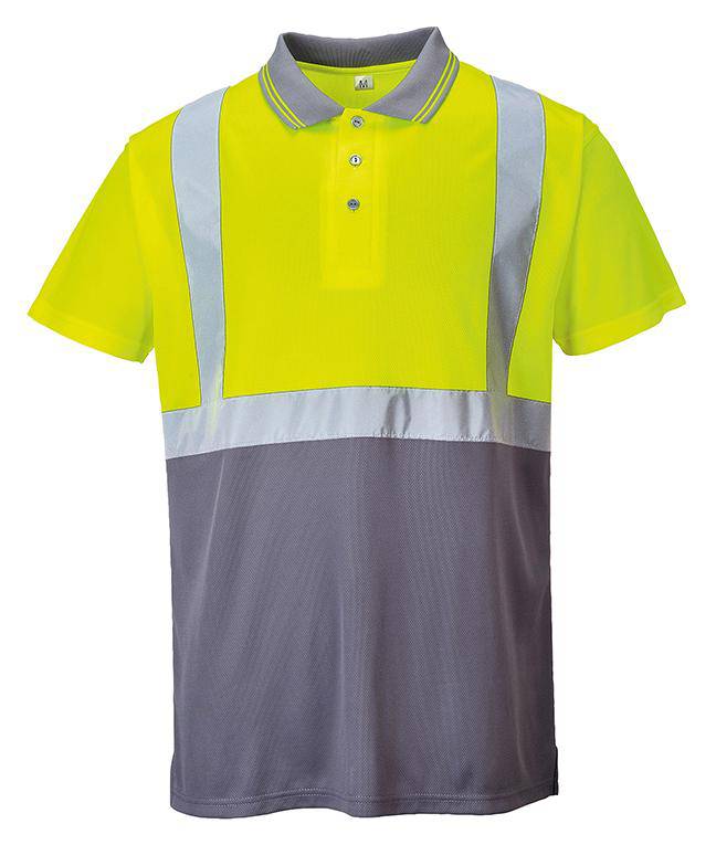 Epic Label Polos Portwest Polo Bicolore Haute Visibilité (S479)