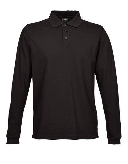 Epic Label Polos Tee Jays 1406 Luxury Stretch Long Sleeve Polo