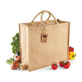 Epic Label Sacs Westford Mill WM408 Sac Shopping Jumbo En Jute 45x39x21cm