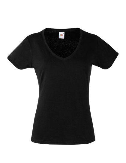 Epic Label T-shirts Fruit Of The Loom 613980 T-Shirt Valueweight À Col En V Pour Femme