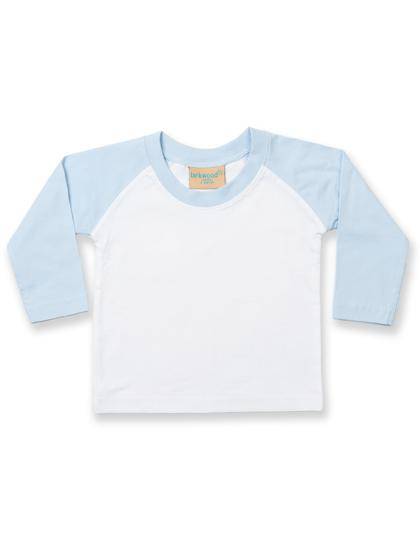 Epic Label T-shirts Larkwood Lw025 Long Sleeved Baseball T Shirt