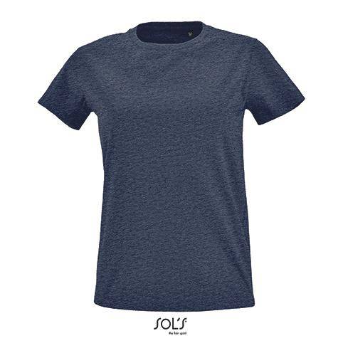Epic Label T-shirts Sol´S 02080 T-Shirt Col Rond Ajusté Pour Femme