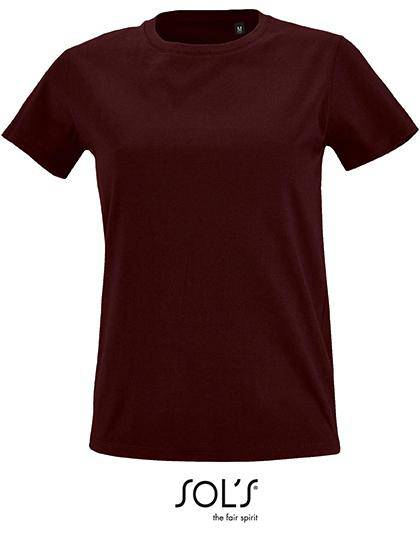 Epic Label T-shirts Sol´S 02080 T-Shirt Col Rond Ajusté Pour Femme