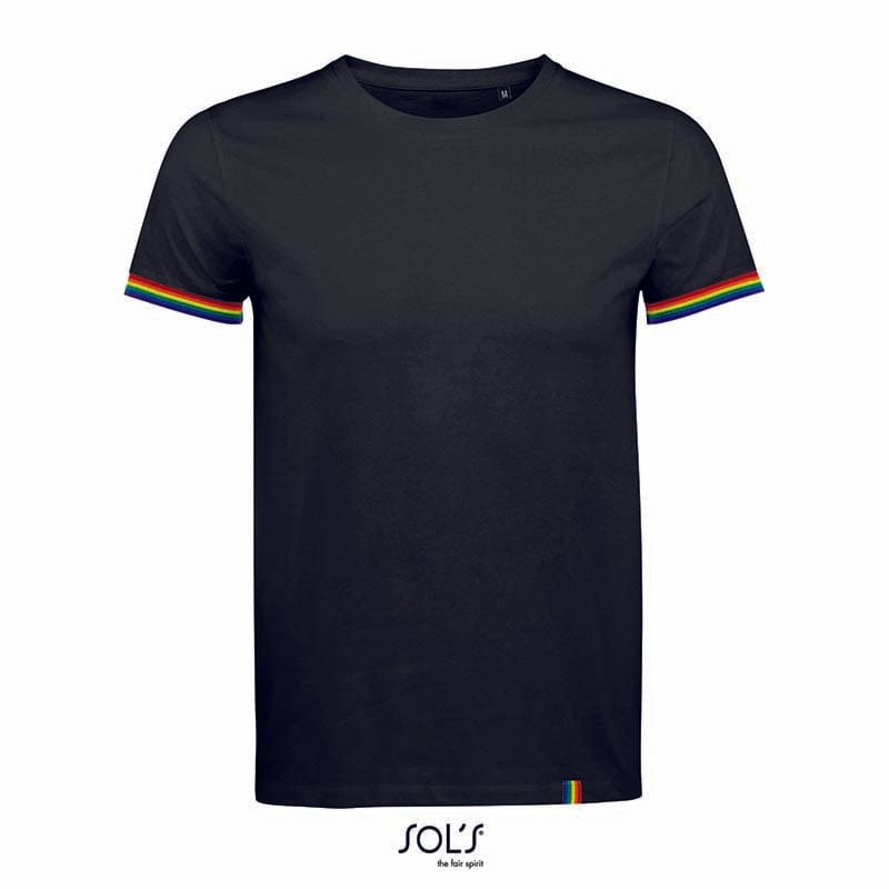 Epic Label T-shirts Sol´S L03108 T-Shirt À Manches Courtes Pour Homme Arc-En-Ciel