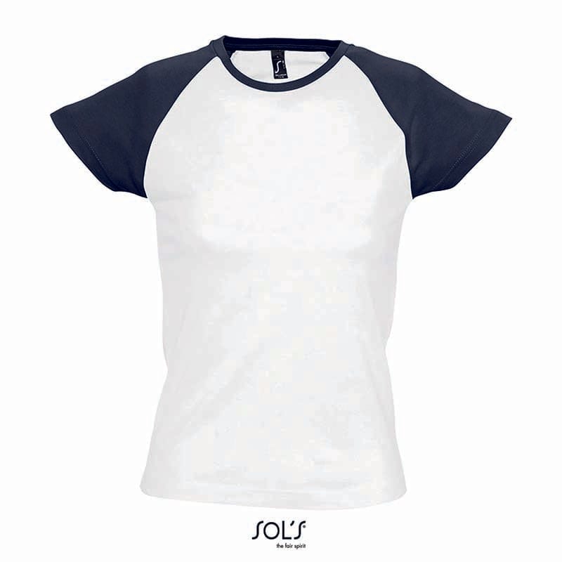Epic Label T-shirts Sol´S L195 Raglan Femme Couleur-T Milky