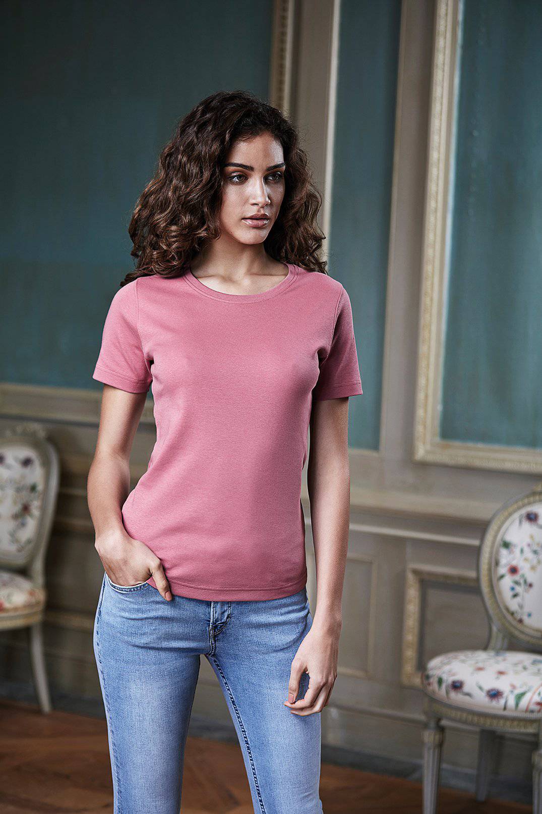 Epic Label T-shirts Tee Jays 580 Pour Femmes Interlock Tee