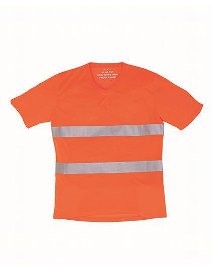 Epic Label T-shirts Yoko Hvj910 Hi Vis Top Cool Super Light Col V T-Shirt