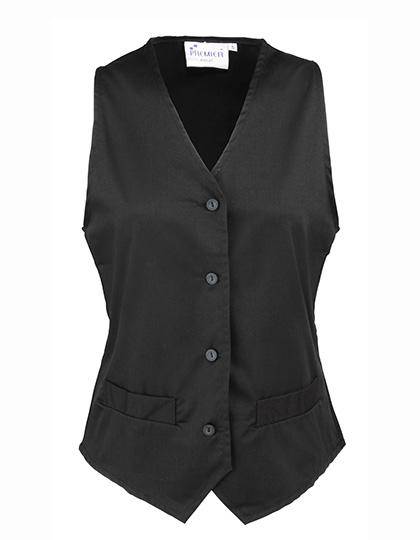 Epic Label Vestes & Bodywarmer Premier Workwear Pr621 Ladies` Hospitality Waistcoat