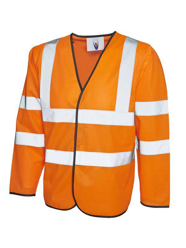 Epic Label Vestes & Bodywarmer Uneek Clothing UC802 Long Sleeve Safety Waist Coat Mixte