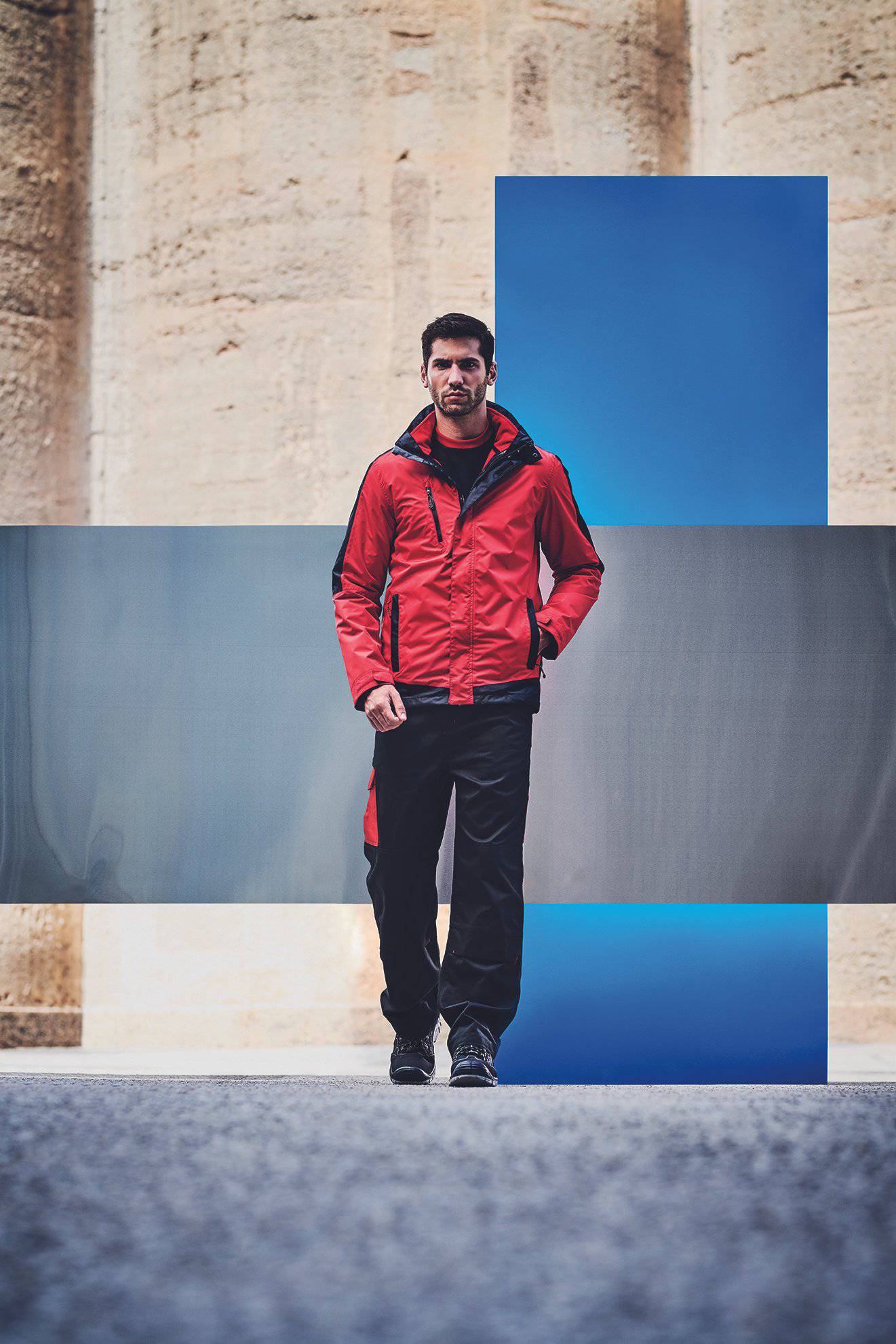 Epic Label Blousons Regatta Contrast Collection Tra151 Pour Homme´S Contrast Softshell Jacket 3In1