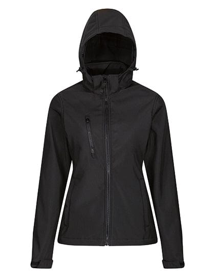 Epic Label Blousons Regatta Professional Rg702 Veste Softshell À Capuche Imprimable 3 Couches Venturer Pour Femme