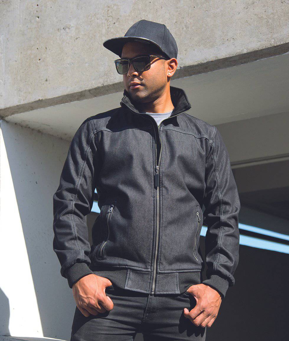 Epic Label Blousons Result R406X Denim Softshell Jacket
