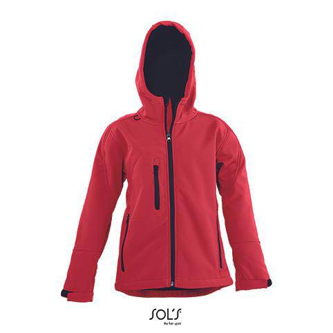 Epic Label Blousons Sol´S 46603 Softshell Enfant À Capuche