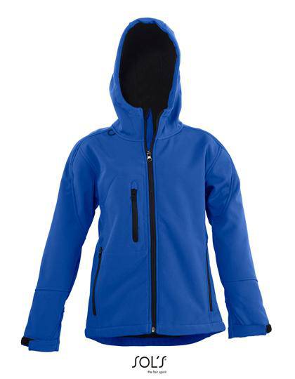 Epic Label Blousons Sol´S 46603 Softshell Enfant À Capuche