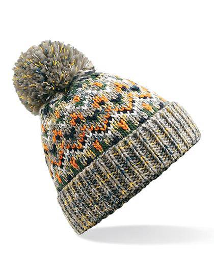 Epic Label Bonnets Beechfield B458 Bonnet Blizzard À Pompon