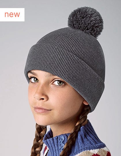 Epic Label Bonnets Beechfield CB426b Bonnet Original À Pompon Enfant