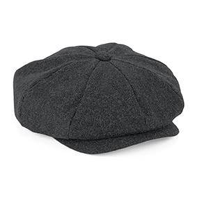 Epic Label Casquettes Beechfield B629 Casquette Gavroche En Laine Melton