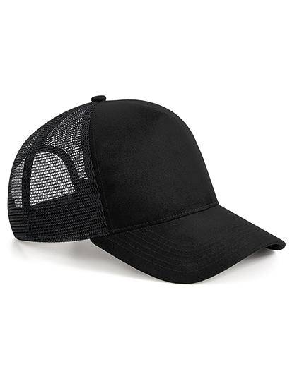 Epic Label Casquettes Beechfield B643 Casquette Filet En Daim Réglable À L’arrière