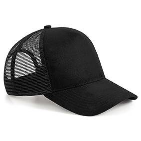 Epic Label Casquettes Beechfield B643 Casquette Filet En Daim Réglable À L’arrière
