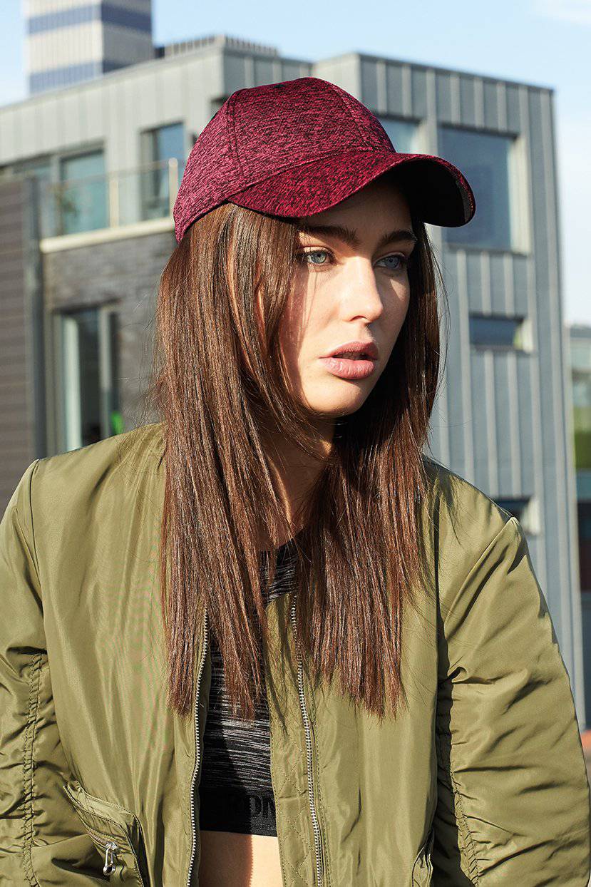 Epic Label Casquettes Beechfield B676 Spacer Marl Stretch-Fit Cap