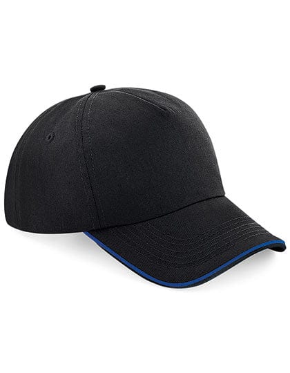 Epic Label Casquettes Beechfield Cb25C Casquette Authentic 5 Panel - Visière Passepoilée