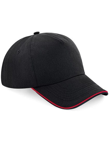 Epic Label Casquettes Beechfield Cb25C Casquette Authentic 5 Panel - Visière Passepoilée
