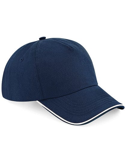 Epic Label Casquettes Beechfield Cb25C Casquette Authentic 5 Panel - Visière Passepoilée