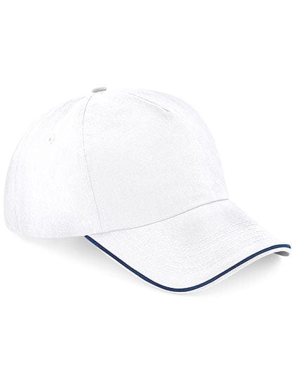 Epic Label Casquettes Beechfield Cb25C Casquette Authentic 5 Panel - Visière Passepoilée