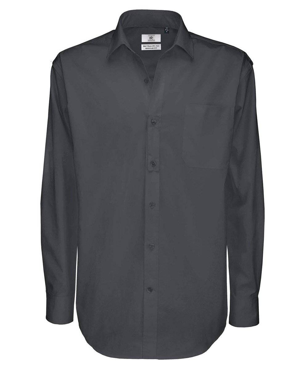 Epic Label Chemise Chemise à Manches Longues En Coton Sergé Sharp Pour Homme