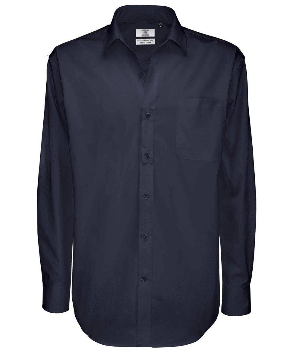 Epic Label Chemise Chemise à Manches Longues En Coton Sergé Sharp Pour Homme