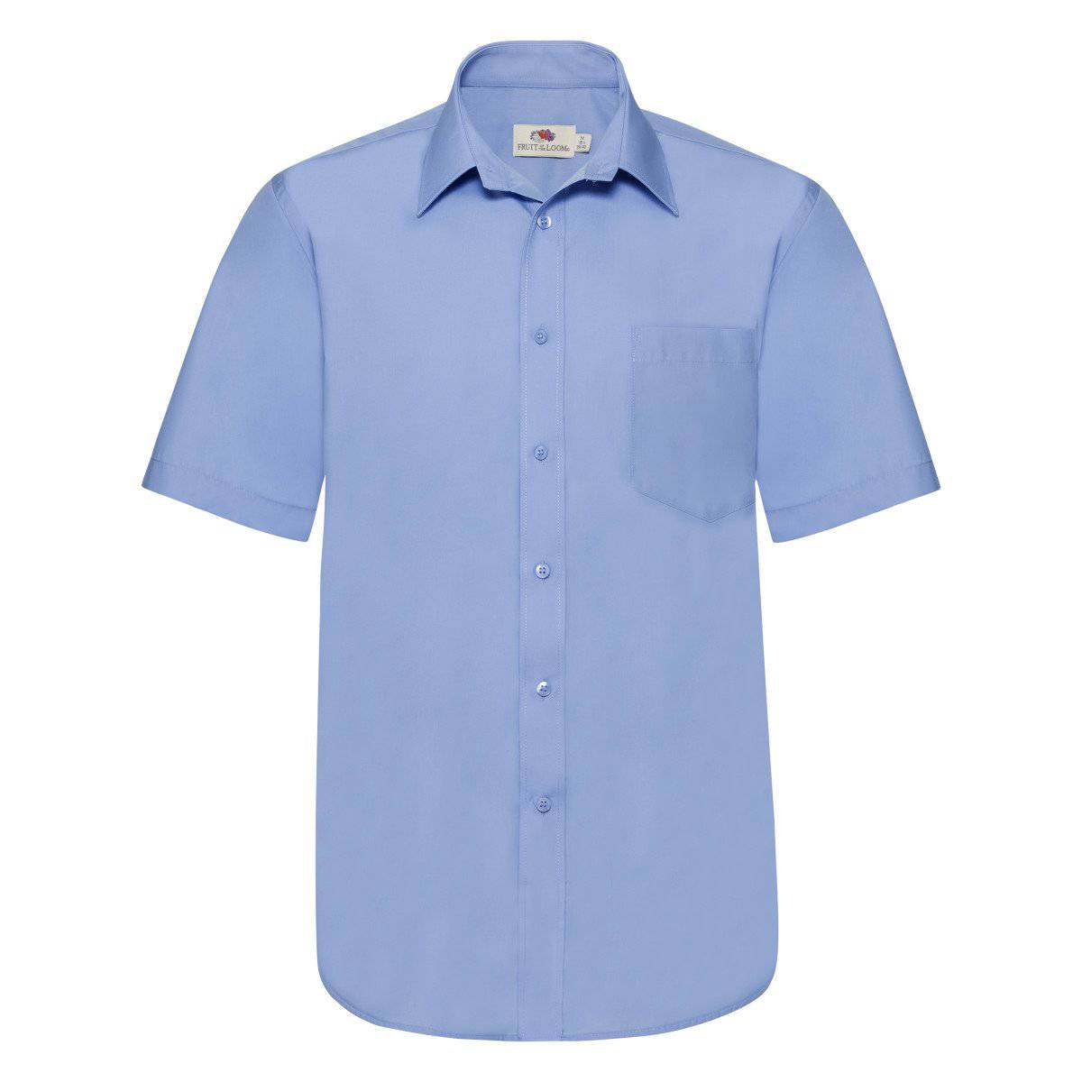 Epic Label Chemise Fruit Of The Loom 651160 Chemise En Popeline À Manches Courtes Pour Homme