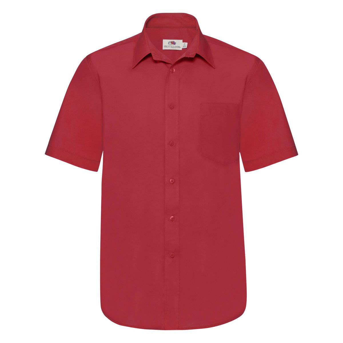 Epic Label Chemise Fruit Of The Loom 651160 Chemise En Popeline À Manches Courtes Pour Homme