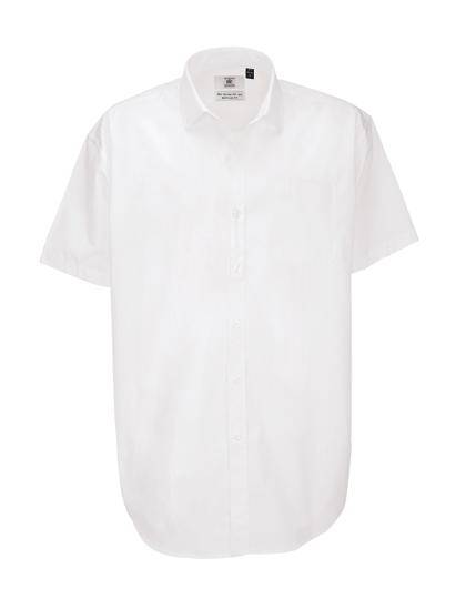 Epic Label Chemises B&C Smp42 Poplin Shirt Heritage Short Sleeve / Pour Homme