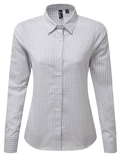 Epic Label Chemises Premier Workwear Pr352 Maxton Check Pour Femmes Long Sleeve Shirt