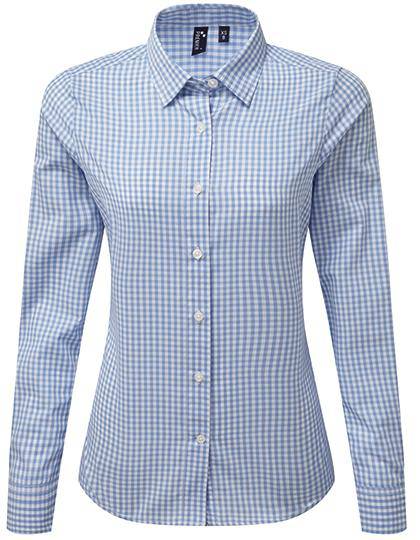 Epic Label Chemises Premier Workwear Pr352 Maxton Check Pour Femmes Long Sleeve Shirt