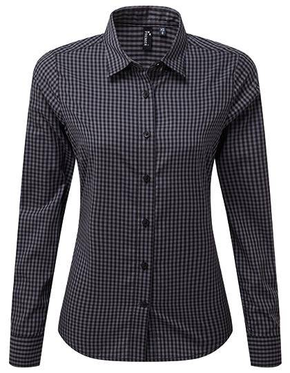 Epic Label Chemises Premier Workwear Pr352 Maxton Check Pour Femmes Long Sleeve Shirt