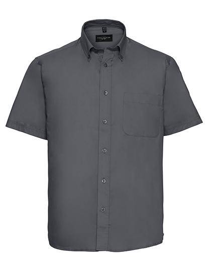 Epic Label Chemises Russell Collection R-917M-0 Chemise Manches Courtes Coupe Classique en Coton Sergé Homme