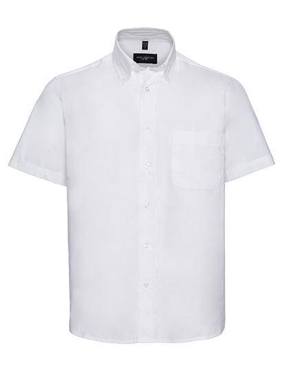 Epic Label Chemises Russell Collection R-917M-0 Chemise Manches Courtes Coupe Classique en Coton Sergé Homme