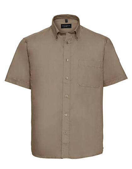 Epic Label Chemises Russell Collection R-917M-0 Chemise Manches Courtes Coupe Classique en Coton Sergé Homme